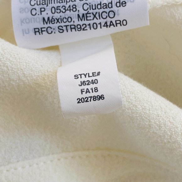 J. Crew Point Sur Drapey V-Neck Blouse in Ivory (size S) - Picture 10 of 11